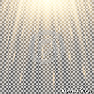 Rays of light Vector Illustration