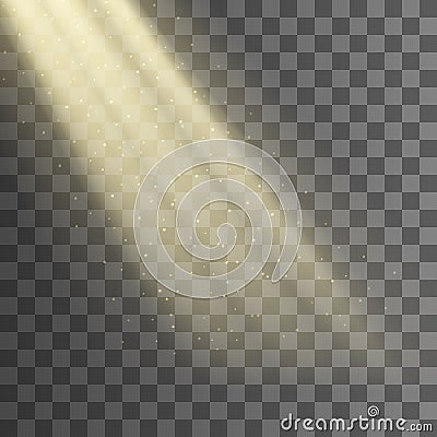 Rays of light. Vector Illustration