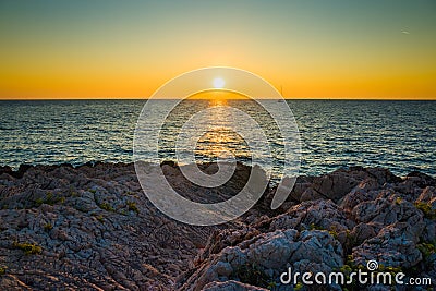 Razanj Croatia Seascape Stock Photo