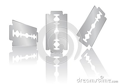 Razor blade Vector Illustration