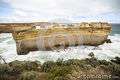 The Razorback and Loch Ard Gorge Australia Great Ocean Road and surroundings sea oceans and cliff Stock Photo