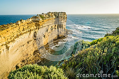 Razorback lookout in daylight on the Great Ocean Road Stock Photo