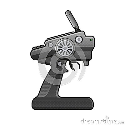 RC Car Radio Control Icon on white background. vector Vector Illustration