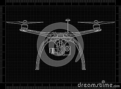 RC quadcopter Stock Photo