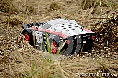 Rc rally car lancia stratos Editorial Stock Photo