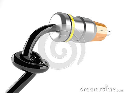 RCA cable Stock Photo