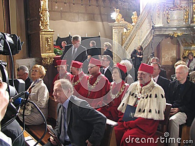 Re-burial of Nicolaus Copernicus in Frombork Editorial Stock Photo