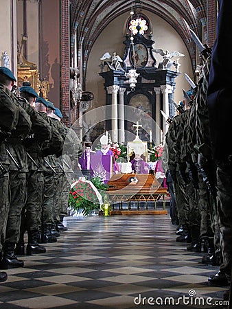 Re-burial of Nicolaus Copernicus in Frombork Editorial Stock Photo