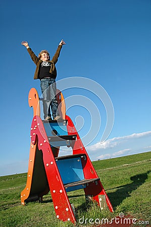 Reaching for the Sky Stock Photo