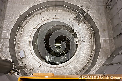 Reactor pressure vessel of Nuclear Power Plant Editorial Stock Photo