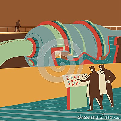 Reactor Vector Illustration