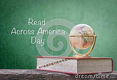 Read across america day, March 2 concept of USA CSR bio idea Stock Photo