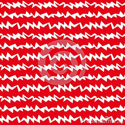 Rage Heart Beat Seamless Pattern Stock Photo