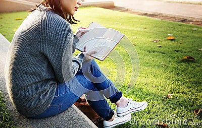 Read Reading Education Learning Studying Concept Stock Photo