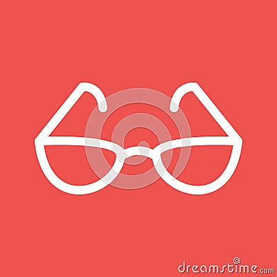 Reading Glasses Vector Illustration