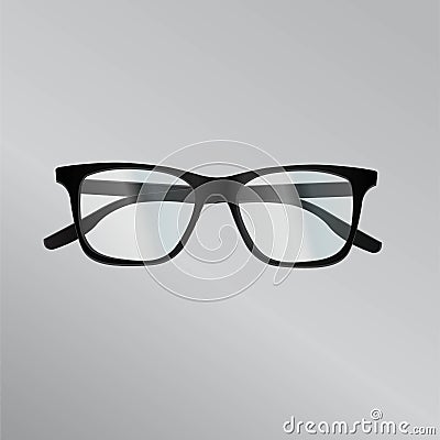 Reading glasses office item economy Vector Illustration