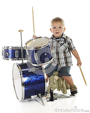 Ready for Drums Stock Photo