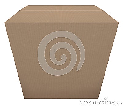 Ready to Ship Cardboard Box Mailing Package Order In Stock Stock Photo