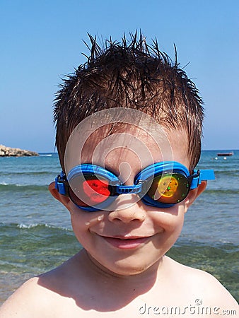 Ready to Swim Stock Photo