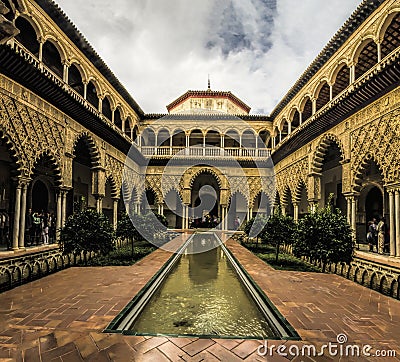 Real AlcÃ¡zar de Sevilla Editorial Stock Photo