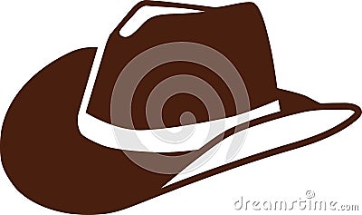 A real Cowboy hat Vector Illustration