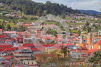 Real del monte town near pachuca, hidalgo, mexico XI Editorial Stock Photo