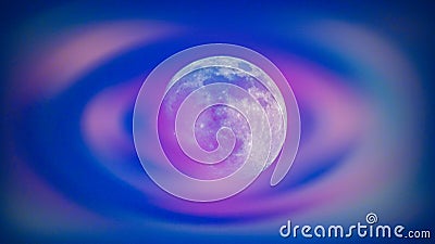Real Earth Moon Fantasy Space Stars Abstract Background Stock Photo