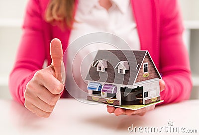 Real estate agent Stock Photo