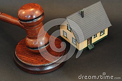 Real Estate Auction Stock Photo