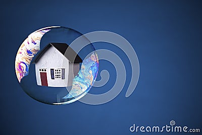 Real Estate Bubble Stock Photo
