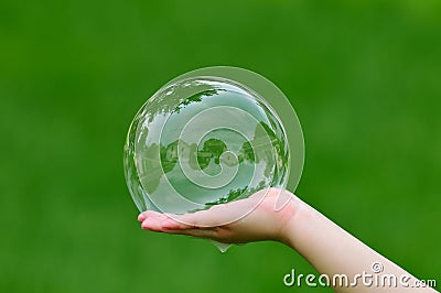 Real Estate Bubble Stock Photo