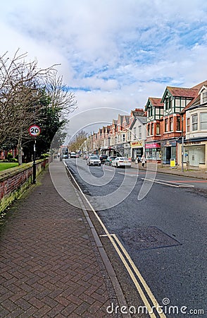 Real estate buildings in Lytham St Annes Lancashire UK Editorial Stock Photo