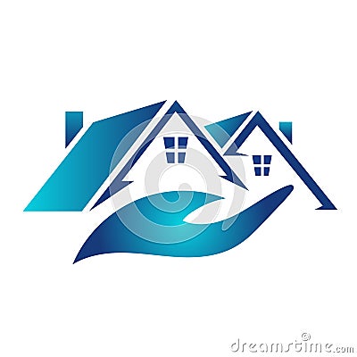 Real Estate, Building and Construction Logo Vector Design. Vector Illustration