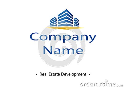 Real Estate Development Logo Stock Photo