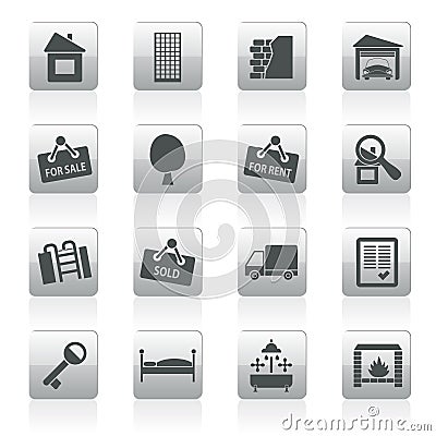 Real Estate icons Vector Illustration