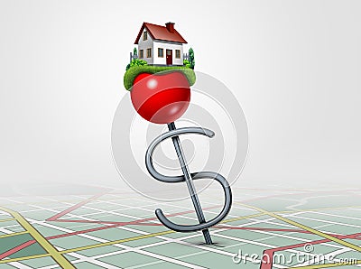 Real Estate Investing Cartoon Illustration