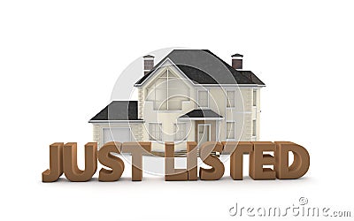 Real Estate Just Listed Stock Photo