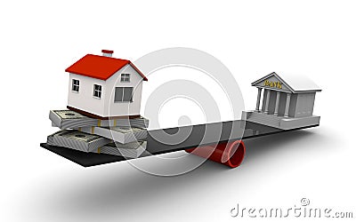 Real estate loan Stock Photo