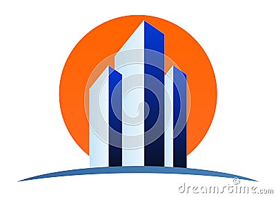 Real estate logo Vector Illustration