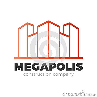 Real estate logo Vector Illustration