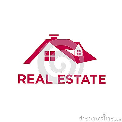 Real Estate Minimalis Logo Vector Illustration