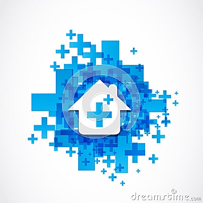 Real estate network marketing Vector Illustration