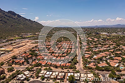 Real estate in Oro Valley, suburb of Tucson, Arizona, USA. Stock Photo