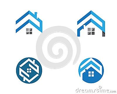 Property and Construction Logo design Vector Illustration