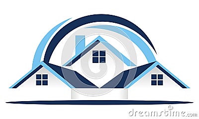 Real Estate Roof Vector Vector Illustration