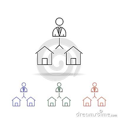 Real Estate - Select House icon. Elements of real estate in multi colored icons. Premium quality graphic design icon. Simple icon Stock Photo