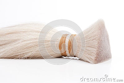 Real Human Hair Stock Photo