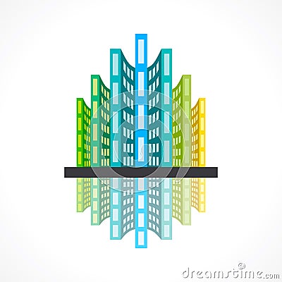 Real state icon Vector Illustration