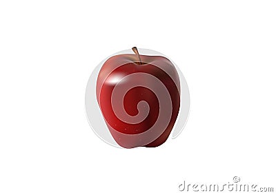 Realistic apple Fruit Vector Illustration