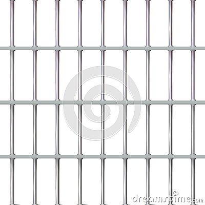 Realistic background prison iron interior. Jail cells modern with bars. Banner vector detailed illustration metal lattice. Vector Illustration